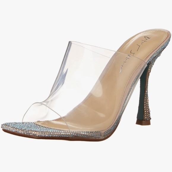 Betsey Johnson SB-Banks Champagne Heels - Picture 1 of 8